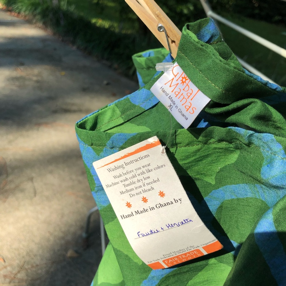 Perfect summer A line skirt. XL Ghana print NWT